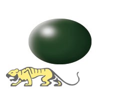 Revell Aqua Color 363 Dark Green RAL 6020 - Semi Gloss - 18ml