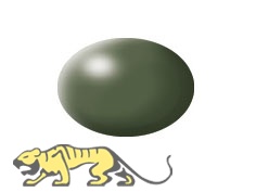 Revell Aqua Color 361 Olive Green RAL 6003 - Semi Gloss - 18ml