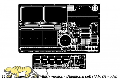 Tiger I, Ausf.E - Early version - Additional set - 1/16