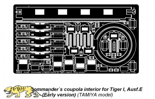 Commander`s coupola interior for Tiger I, Ausf.E - Early version