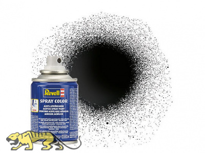 Revell Spray Color 07 Black RAL 9005 - Gloss - 100ml