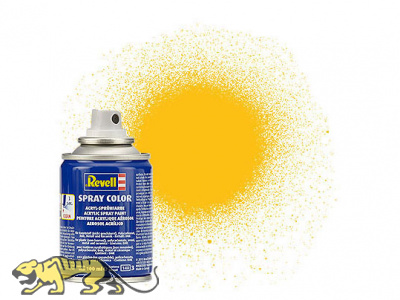 Revell Spray Color 15 Yellow RAL 1017 - Flat - 100ml