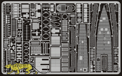 Photo-Etched Parts for 1/72 DKM U-Boat Type VII C/41 - Revell 05045 - 1/72