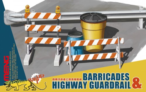 Barricades & Highway Guardrail Set - 1/35