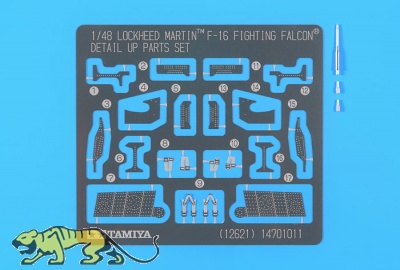 F-16 Detail Set / Detail Up Parts Set - 1:48
