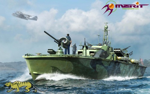 US Navy Elco 80 PT Boat - Motor Patrol Torpedo Boat - 1/48