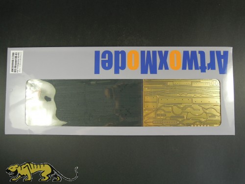 Wooden Deck (Blue) with PE for 1/200 USS Missouri BB-63 - Trumpeter 03705 - 1/200