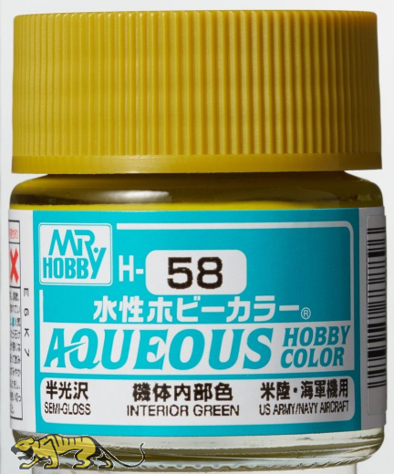 Mr. Hobby Color H58 Interior Green - Semi Gloss