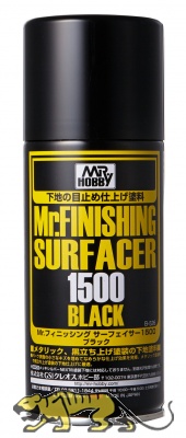 Mr. Finishing Surfacer 1500 Black - Spray - 170ml