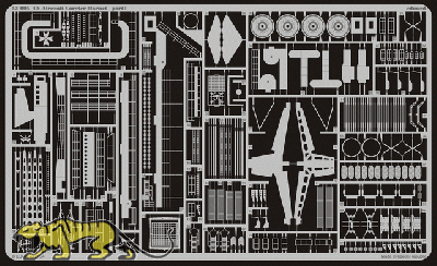 Photo-Etched Parts for 1/350 USS Hornet CV-8 - Trumpeter 05601 - 1/350