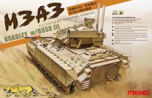 US Cavalry Fighting Vehicle M3A3 Bradley with Busk III - 1:35