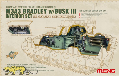 Set Inneneinrichtung für CFV M3A3 Bradley with Busk III - 1:35