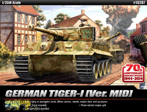 Panzerkampfwagen Tiger - Mittlere Produktion - 70th Anniversary Edition Normandy Invasion - 1:35