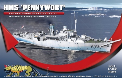 Flower Class Corvette K111 - HMS Pennyworth - 1/350