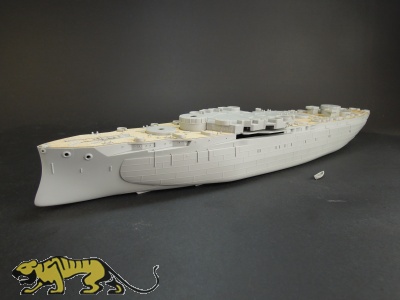 Wooden Deck for 1/350 USS New York BB-34 - Trumpeter 05339 - 1/350