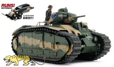 French Battle Tank Char B1 bis - Motorised - 1/35