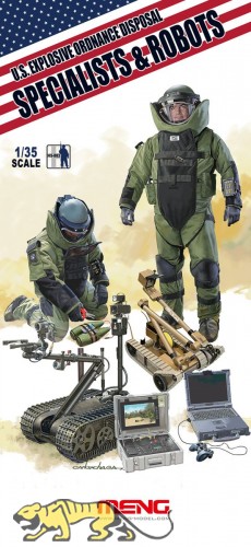 US Explosive Ordnance Disposal - Specialists & Robots - 1:35