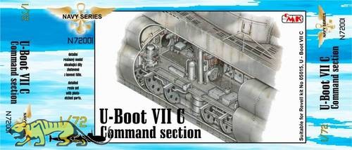 U-Boot Typ VII C - Zentrale Sektion für Revell 05015 - 1:72