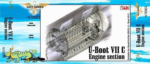 U-Boot Typ VII C - Diesel Maschinenraum für Revell 05015 - 1:72