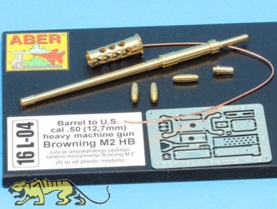 U.S. Cal. 50 MG Browning M2 - Messing gedreht