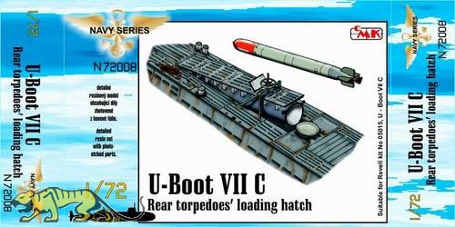 U-Boot Type VIIC Torpedo Winch for Torpedo Loading Rear Tubes in Harbor for Revell 05015 - 1:72