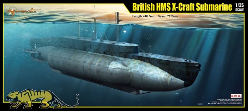 British X-Class / X-Craft Submarine - 1/35