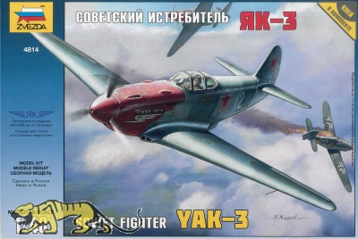 YAK-3 Sowjetisches Jagdflugzeug - 1:48