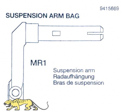Schwingarme (MR1 x16) für Tamiya Tiger I (56010) 1:16