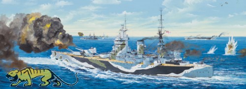 Royal Navy Battleship HMS Rodney - 1/200