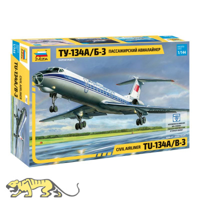 Tupolew Tu 134A / B-3 - Ziviles Passagierflugzeug - 1:144