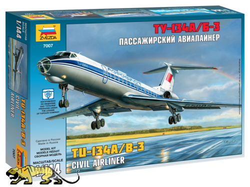 Tupolev Tu 134A / B-3 - Civil Airliner - 1/144