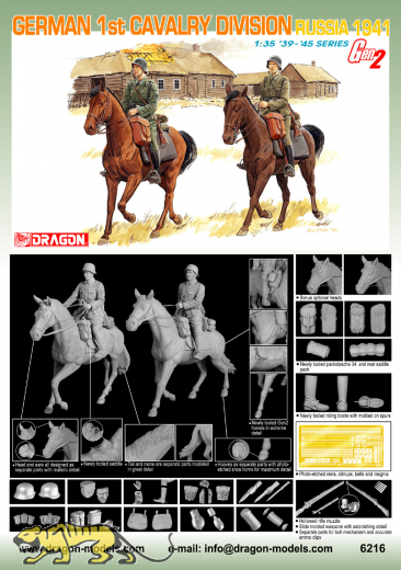 German 1st Cavalry Division - Russia 1941 - 1:35