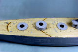 Wooden Deck with PE for 1/200 HMS Nelson - Trumpeter 03708 - 1/200