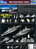 Royal Navy Battlecruiser HMS Hood - 1/200