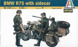 BMW R75 mit Beiwagen - 1:35