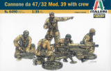 Cannone da 47/32 Mod. 39 mit Besatzung - 1:35