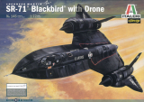 Lockheed SR-71 Blackbird with Drone - 1:72