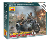 German Motorcycle R-12 - 1/72