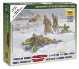 Sowjetisches Maschinengewehr Maxim mit Soldaten 1941-43 - 1:72