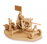 British Bofors 40mm MK-1/2 AA-Gun - 1/72