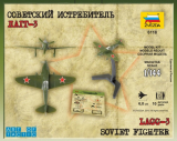 Lavochkin-Gorbunov-Gudkov LaGG-3 - Soviet Fighter Plane 1941 - 1945 - 1/144