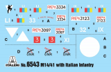 Carro Armato M14/41 I Serie with Italian Infantry - 1/35