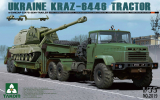 Ukrainischer Panzertransporter Kraz-6446 mit ChMZAP-5247G Tieflader - 1:35