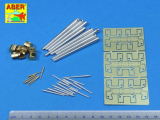 Geschütz-Rohre - Set für RMS Rodney / Nelson 1:200 - Trumpeter 03708 / 03709 - 1:200