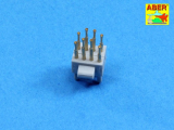 Metal-Gun-Barrels - 8 pcs QF 2 Pounder - AA Guns - POM-POM - 1/200