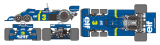 Tyrrell P34 Six Wheeler (mit Fotoätzteilen) - 1:12