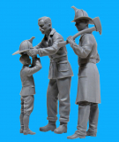 Amerikanische Feuerwehrmänner - 1910 - 1:24