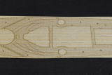 Holzdeck für 1:350 Französiches Schlachtschiff Strasbourg inkl. Fotoätzteilen - Hobby Boss 86507 - 1:350