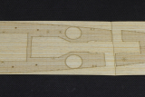 Holzdeck für 1:350 Französiches Schlachtschiff Strasbourg inkl. Fotoätzteilen - Hobby Boss 86507 - 1:350