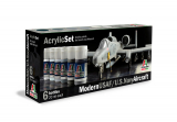 Italeri Acrylic Set - Modern USAF / US Navy Aircraft - 6 Farben